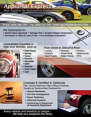 Appraisal Express Trifold Mailer Inside