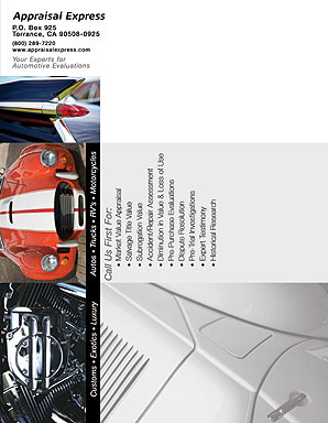 Appraisal Express Trifold Mailer Outside