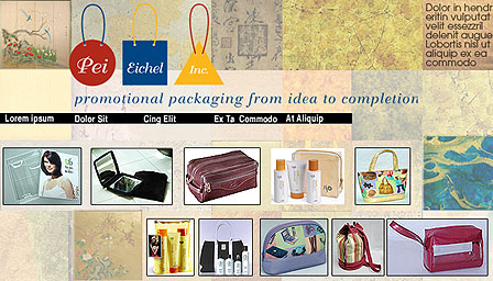 Pei Eichel Website Concept: Eastern Textures