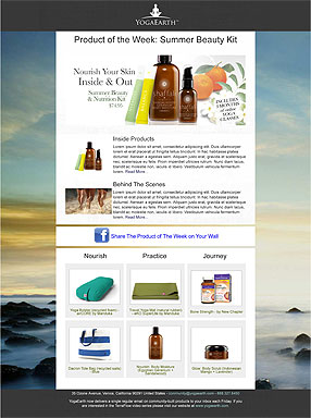 Yoga Earth Marketing Email